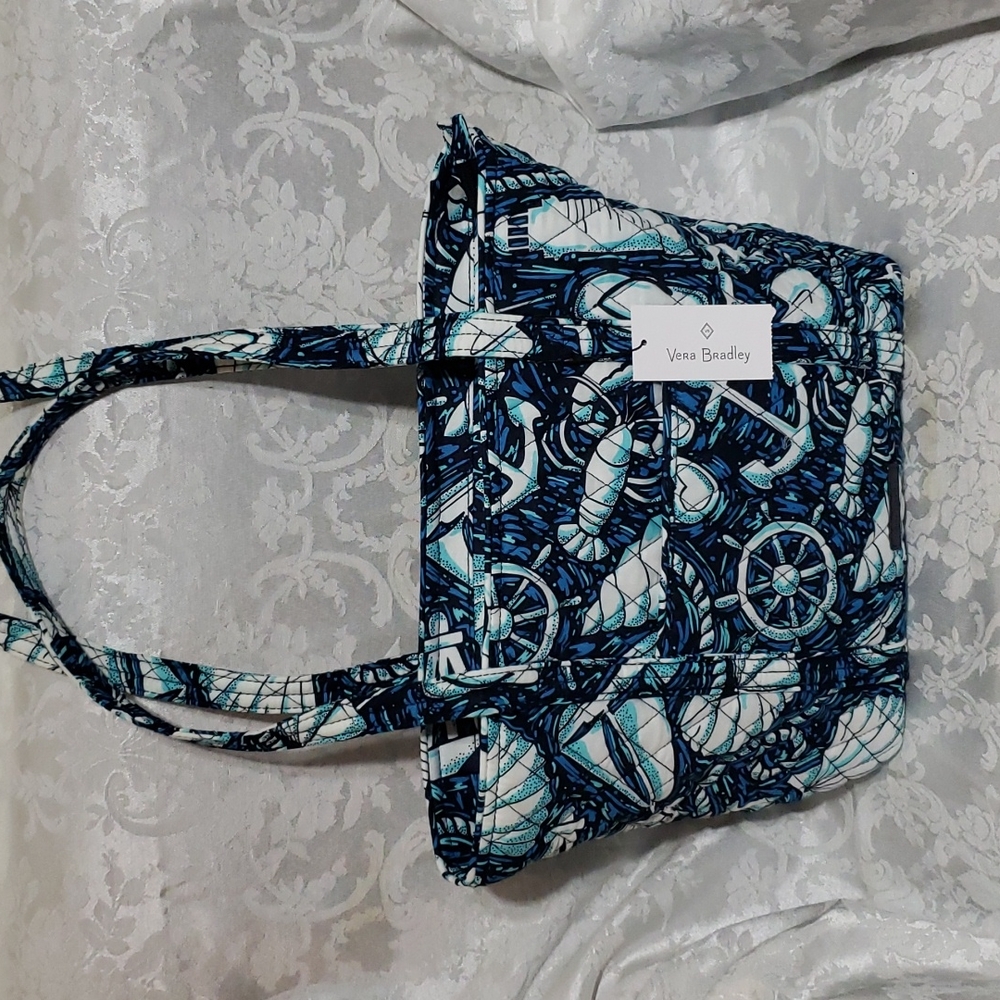 Vera Bradley Small Vera Tote Shore Enough